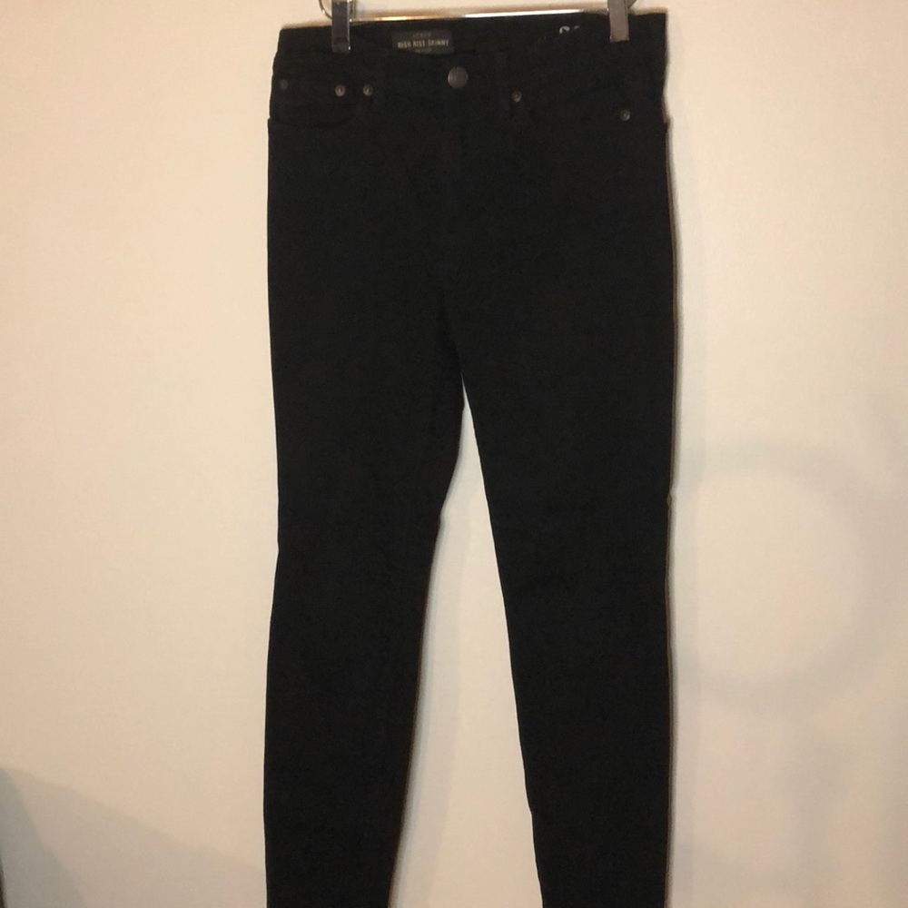 EUC J. Crew high rise black skinny jeans size 29